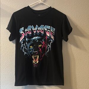 DOMA Savage Black Graphic T-Shirt